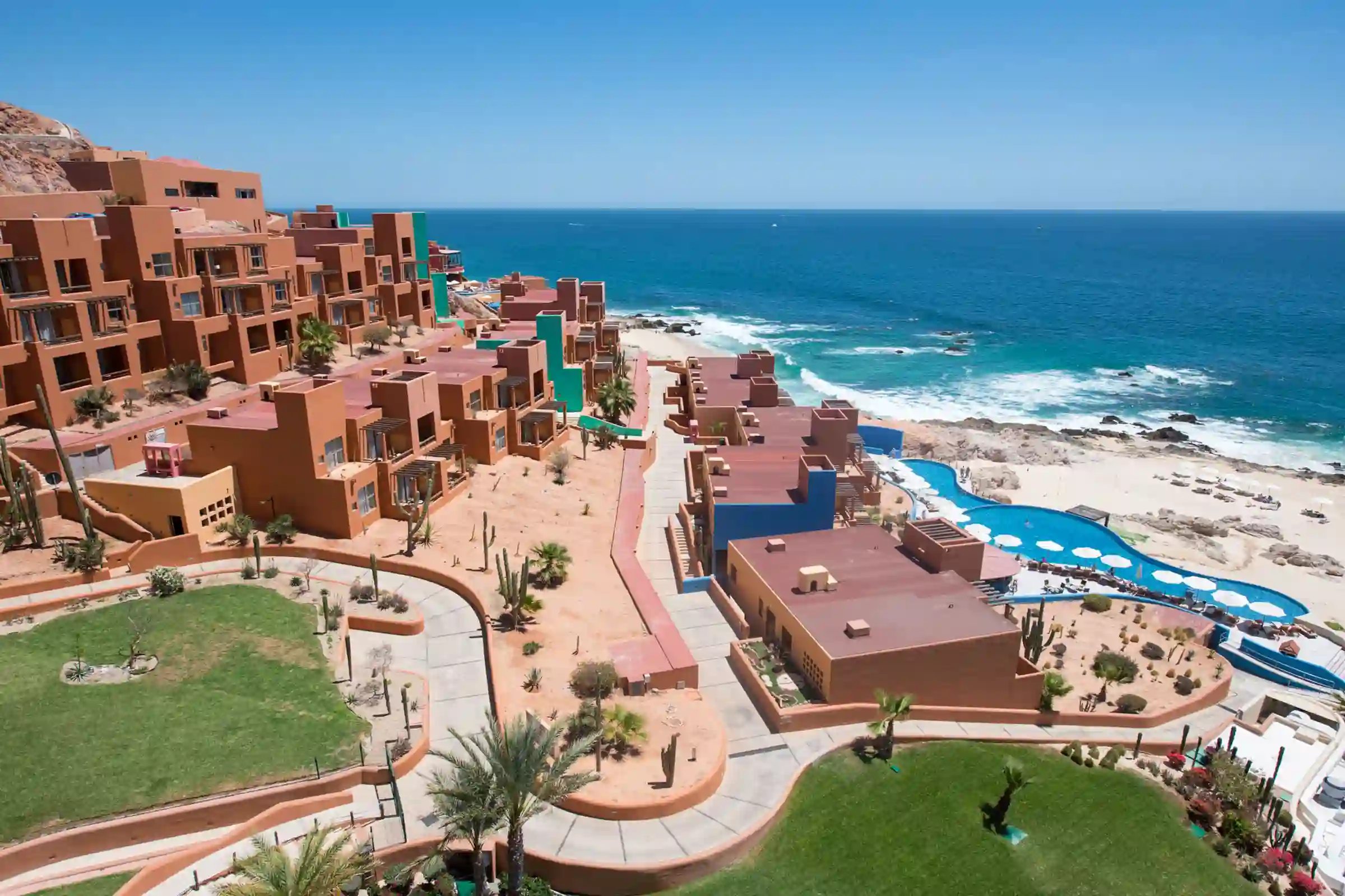 aerial-view-of-the-facade-of-club-regina-los-cabos-with-sea-view-pool